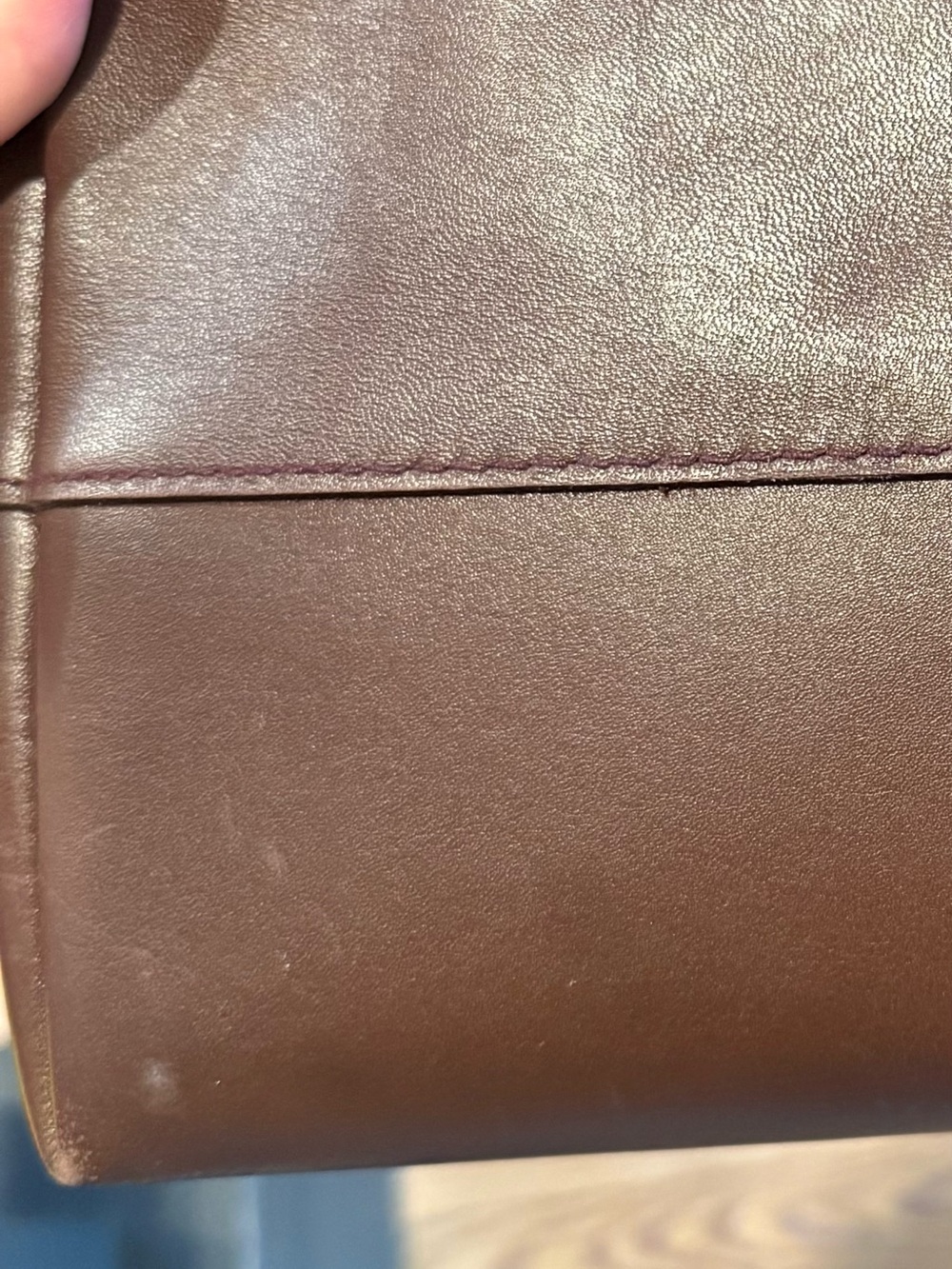 Madewell Smooth Leather Bucket Tote in Dark Brown - Picture 7 of 7